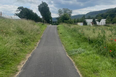 Steigung 10 % auf 10 m Länge