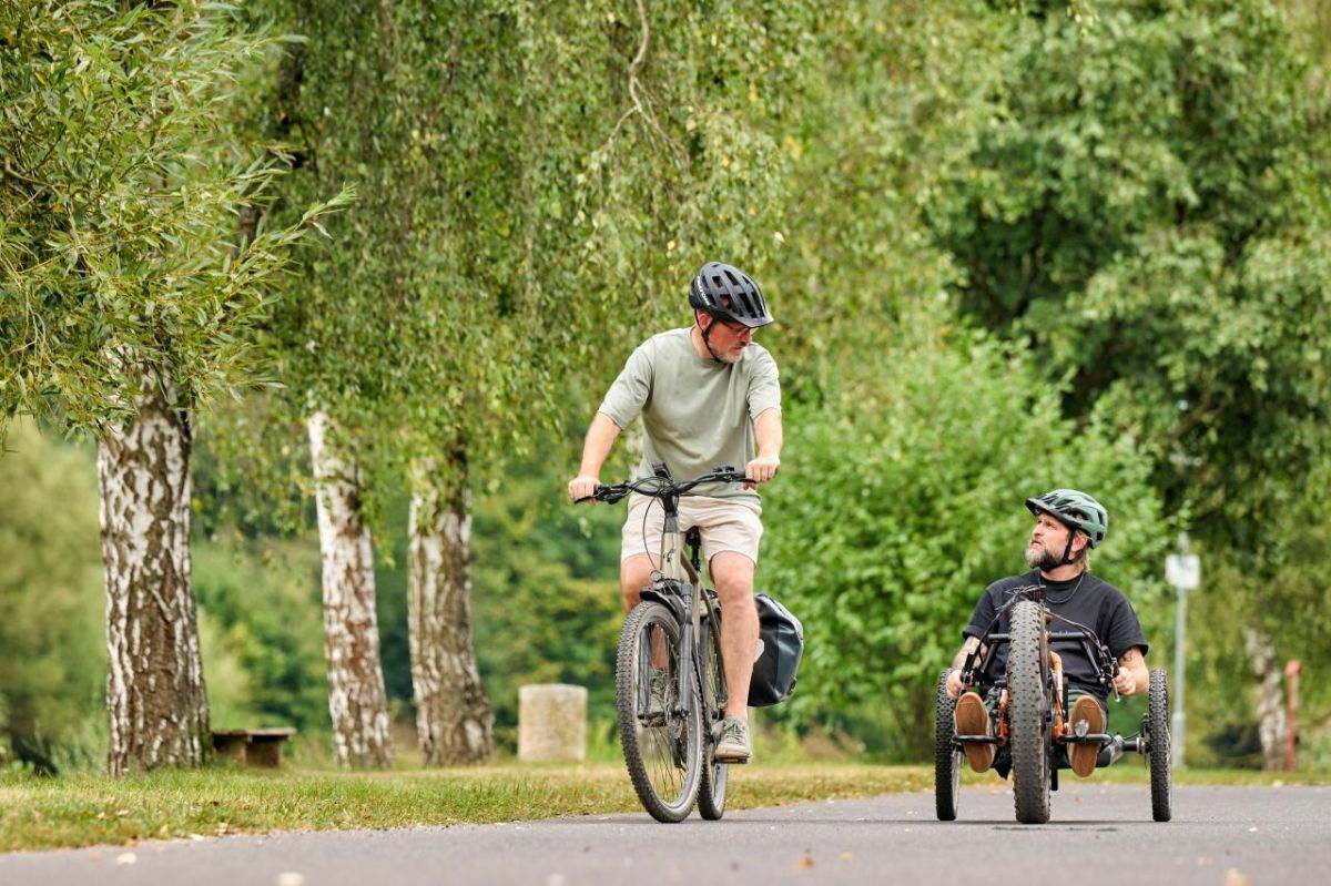 Radweg in Frankenroda