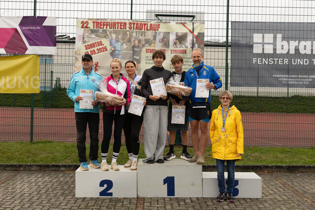 Stadtlauf Treffurt 2026 – Siegerehrung