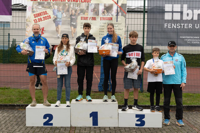 Stadtlauf Treffurt 2026 – Siegerehrung
